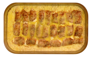 Fetaröllchen - Gefüllte Schweineröllchen mit Feta, überbacken mit Käse Fetaröllchen - Gefüllte Schweineröllchen mit Feta, überbacken mit Käse