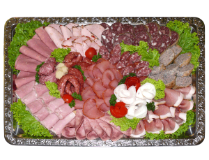 gemischte Platte mit Hausschlachtenem und Schinken