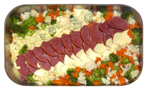 Rindersaftbraten - mit Kaisergemüse und Hollandaise Rindersaftbraten - mit Kaisergemüse und Hollandaise