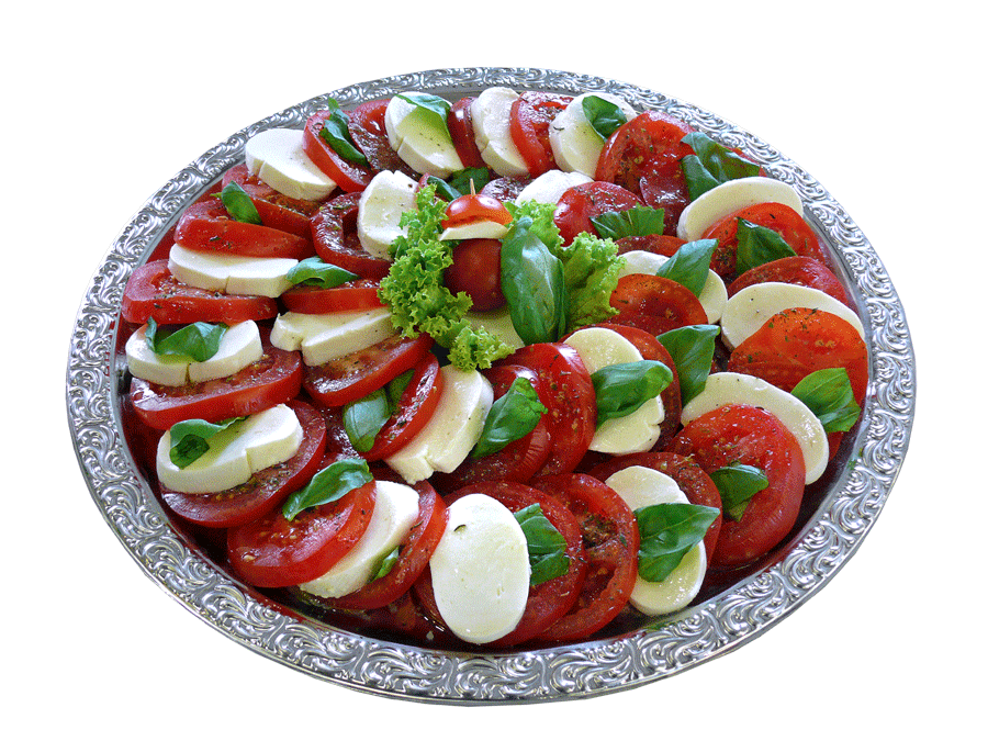 Tomate-Mozarella-Platte